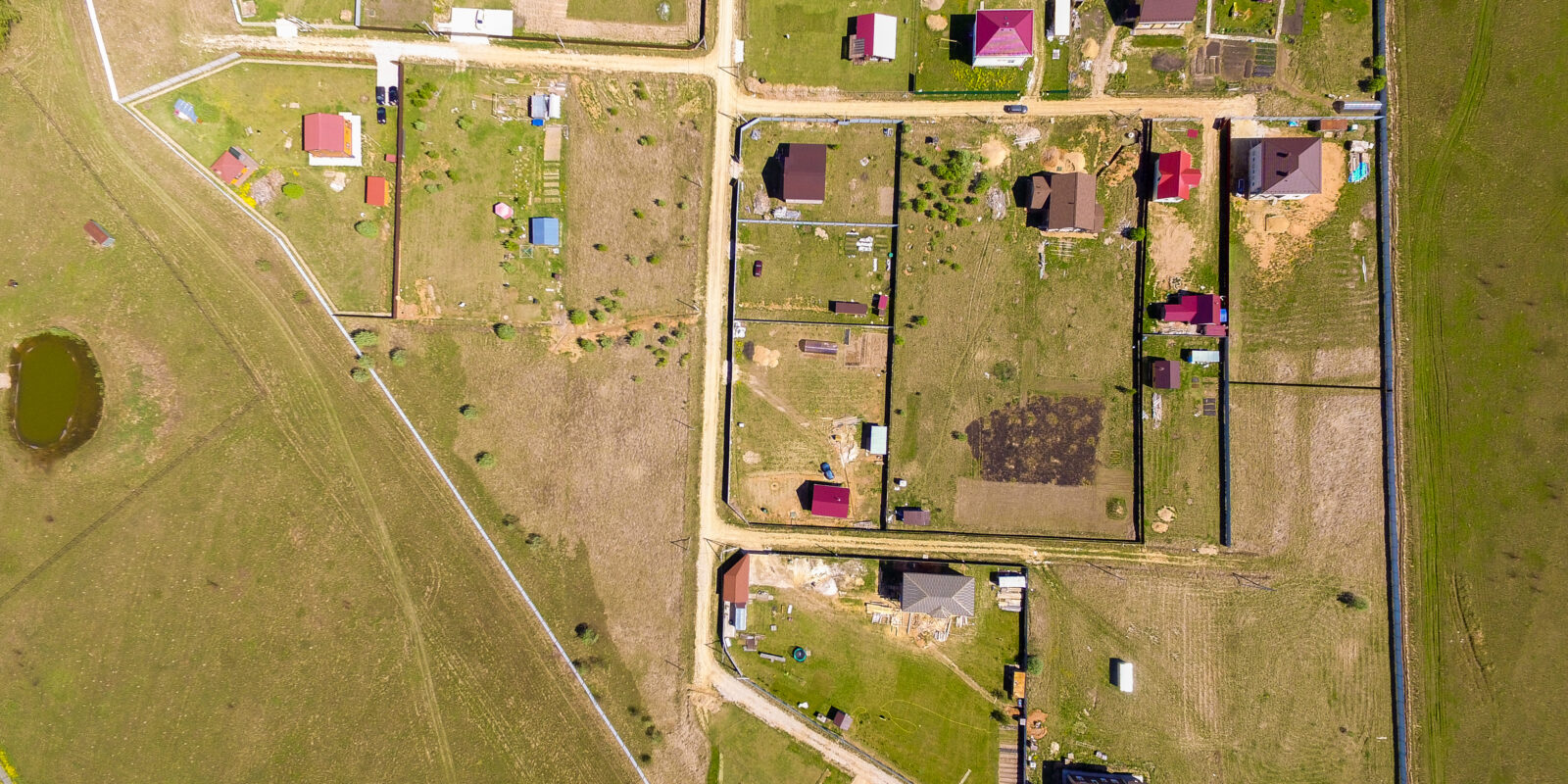 Village view from above